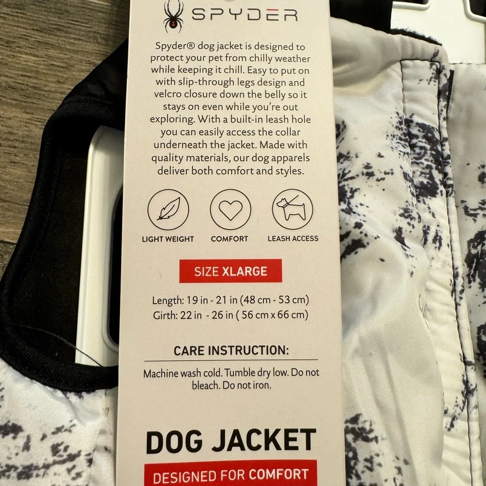 Spyder Dog‎ Puffy Winter Jacket SZ XL NWT